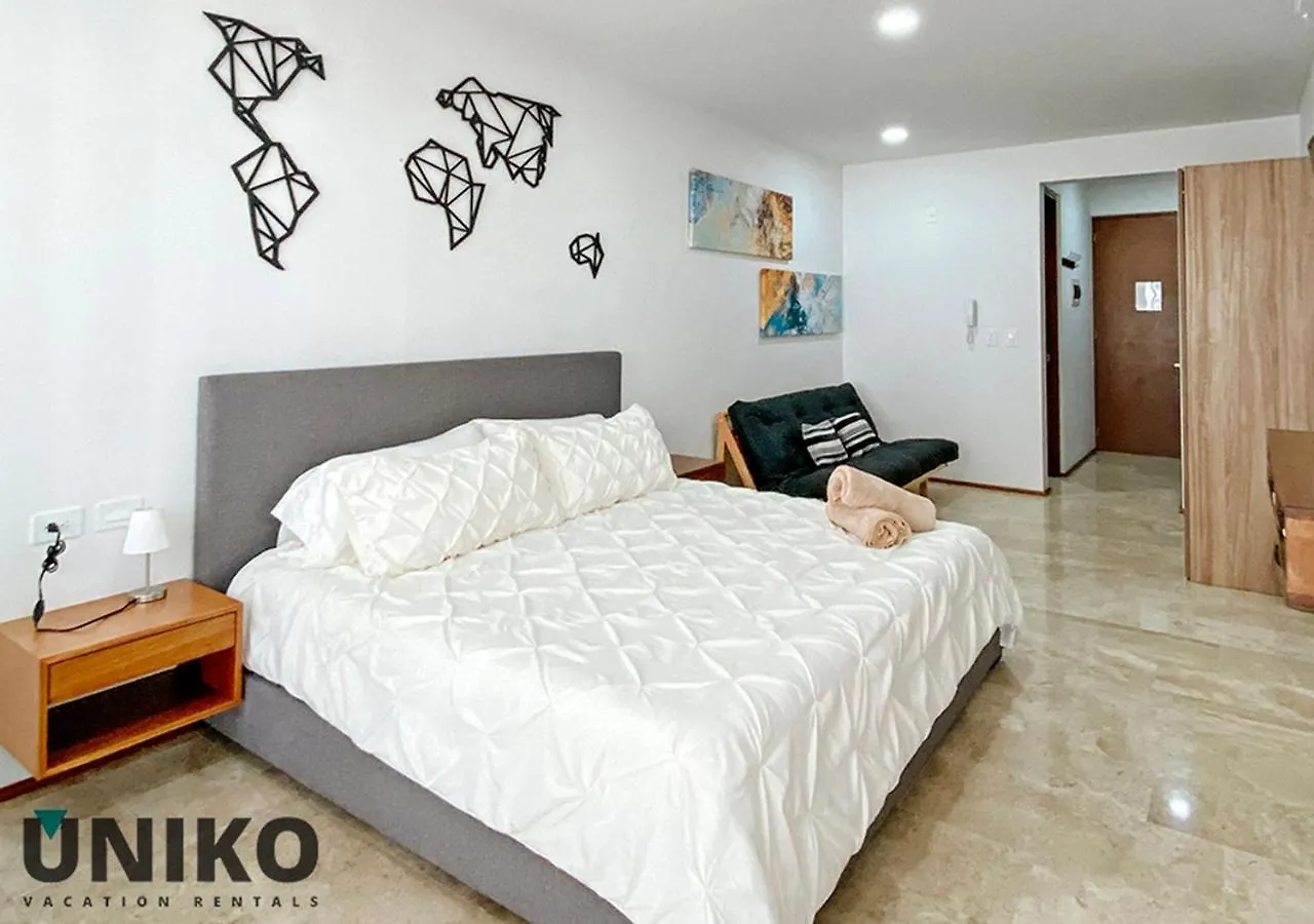 Peaceful New Studio In Midtown Menesses Apartment Playa del Carmen Mexico