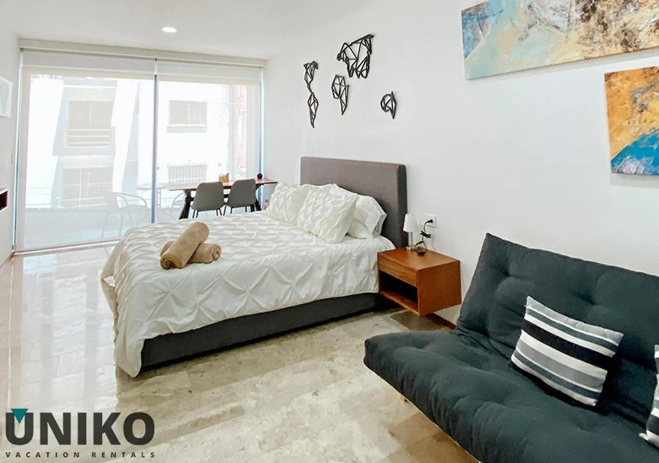 Peaceful New Studio In Midtown Menesses Apartment Playa del Carmen Mexico
